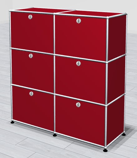 Highboard 2x3 - 6 Klapptüren
