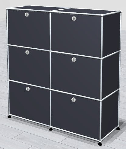 Highboard 2x3 - 6 Klapptüren