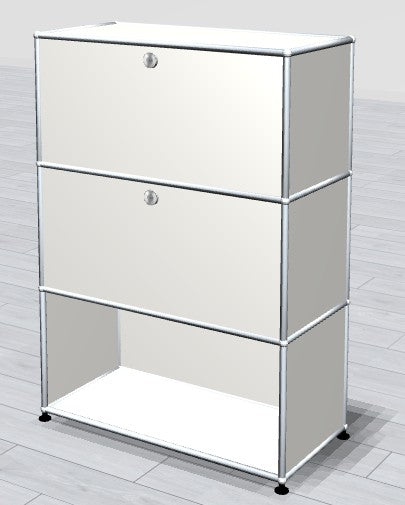 Highboard 1x3 - 2 Klapptüren oben - unten offen