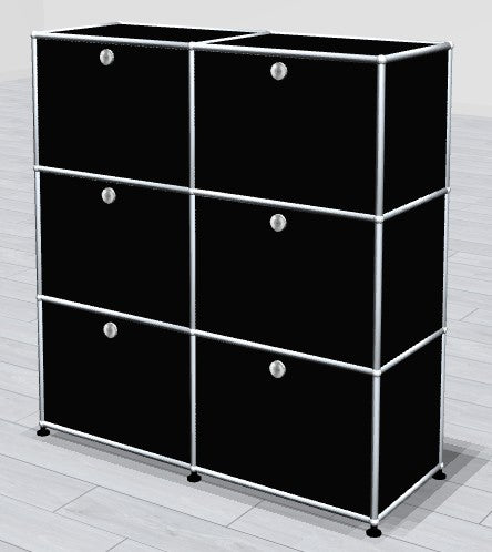Highboard 2x3 - 6 Klapptüren