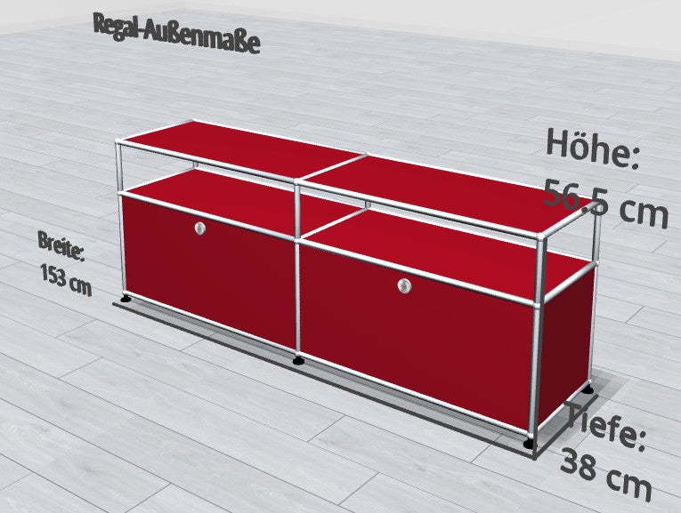 Sideboard 2x2 - Vitrine Klassiker