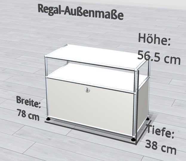 Lowboard 1x1 - Klapptür