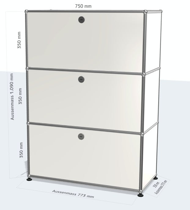 Highboard mit 3 Türen
